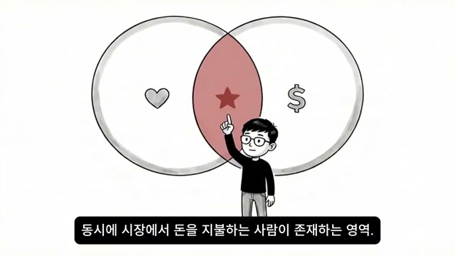 가치와 시장 지불 의사의 교차점