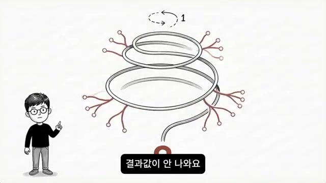 결과값이 안 나오는 순환 구조 그림