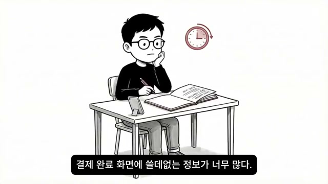 배달 앱 불편 포인트를 적는 장면